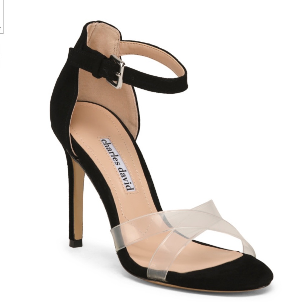👠👠 Clear Strap Charles David Heels👠👠